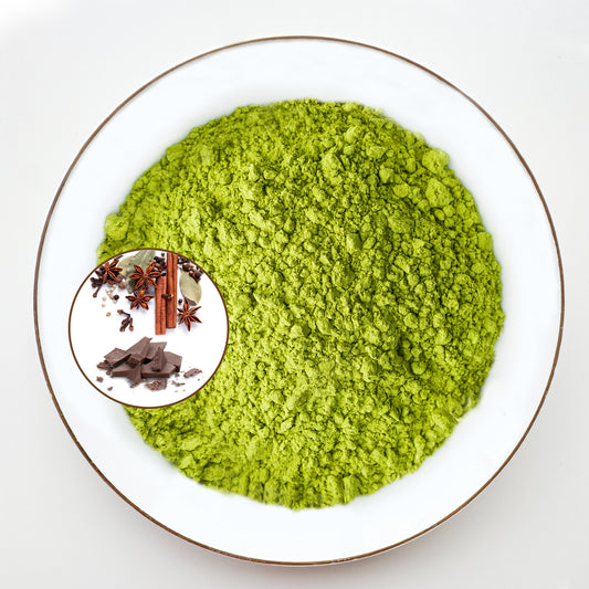 Matcha aromatisé au chocolat chai | Biologique