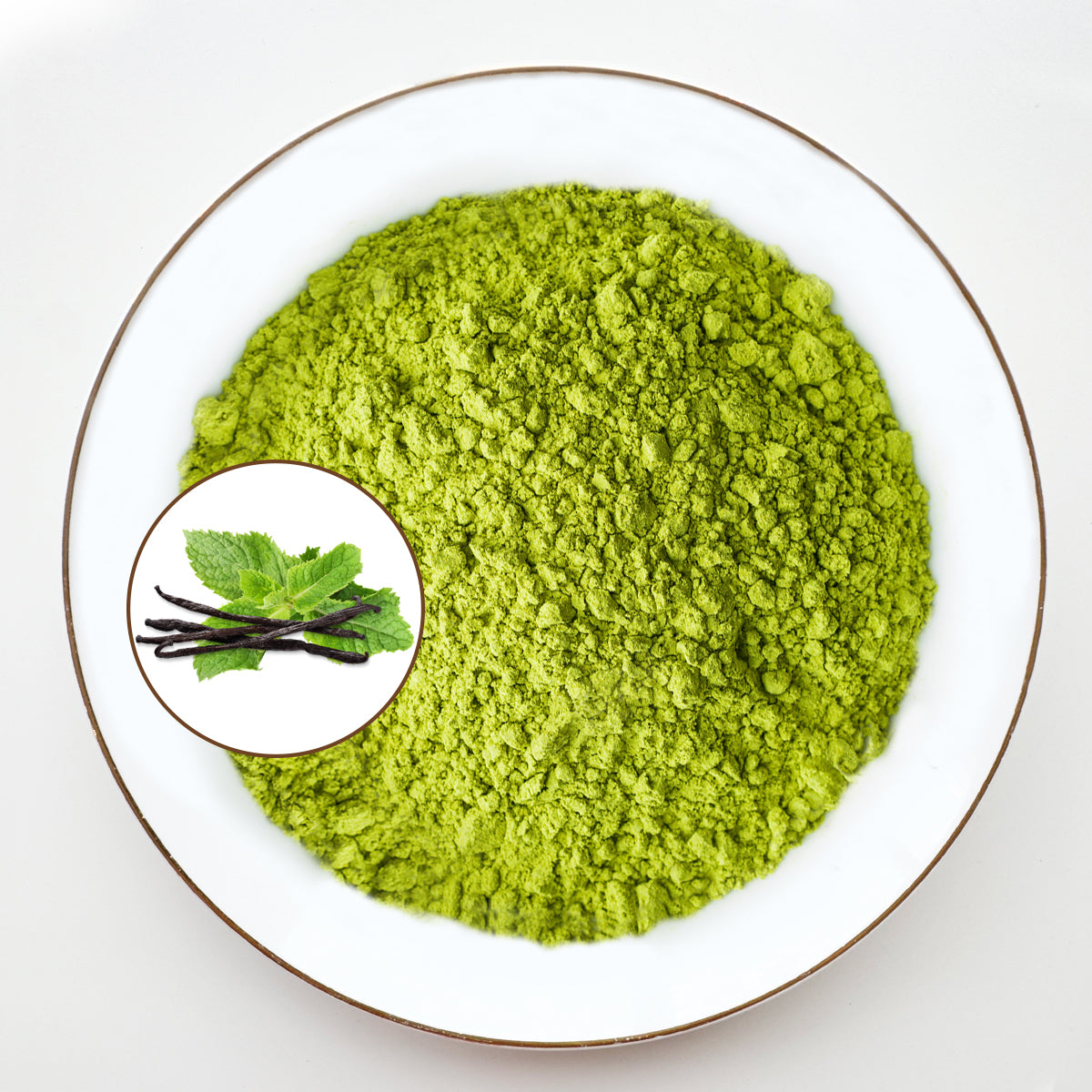 Matcha aromatisé à la vanille et menthe | Biologique