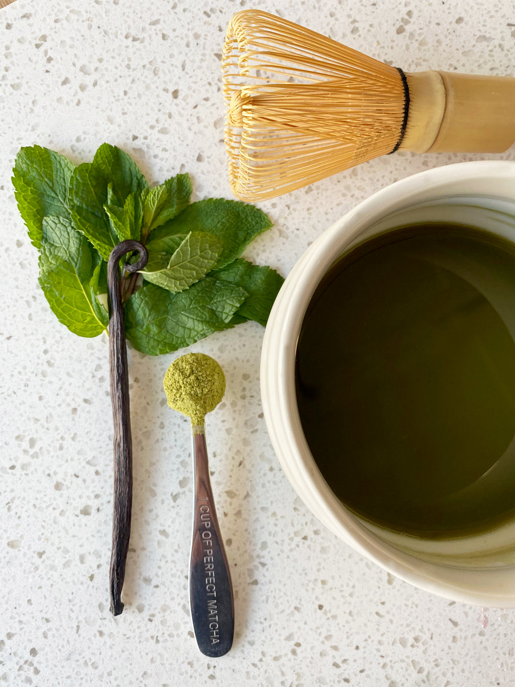 Matcha aromatisé à la vanille et menthe | Biologique